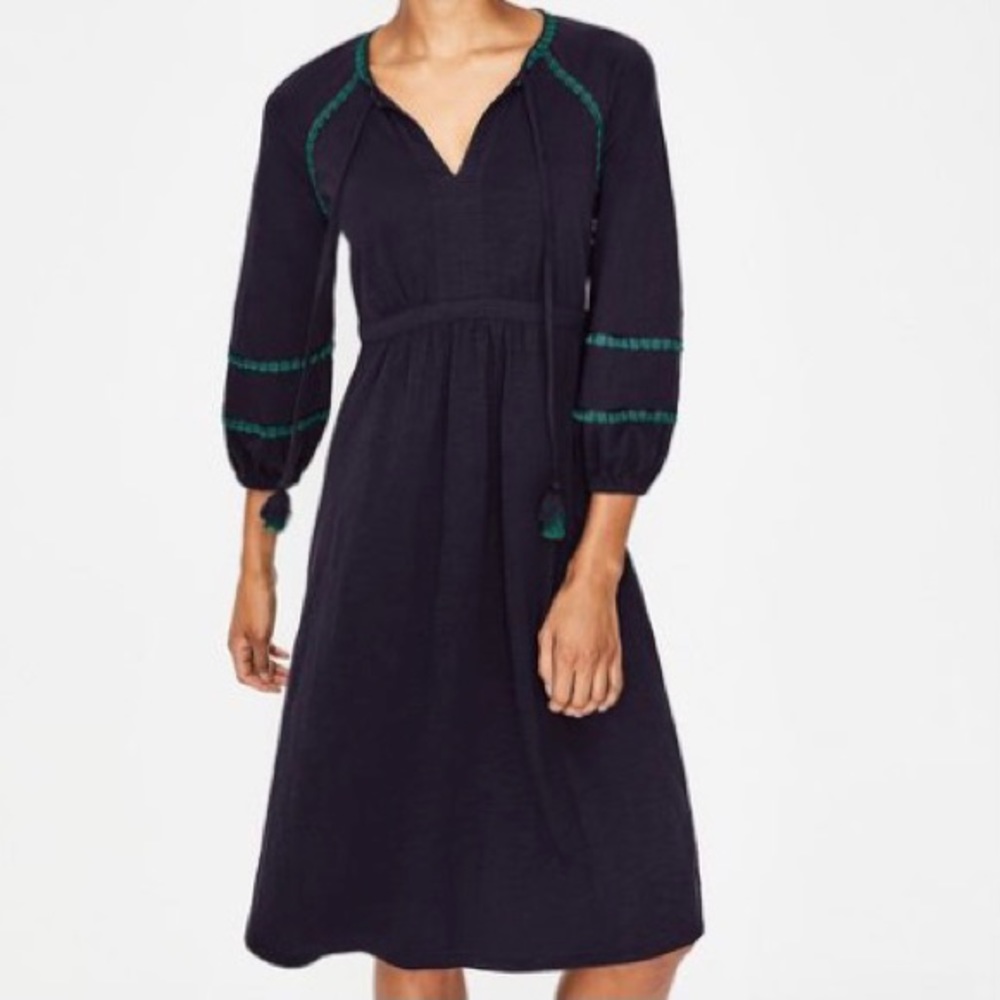 Boden • 6L • Navy Heidi Jersey Dress